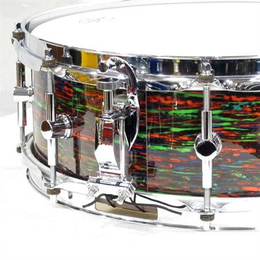 CANOPUS Neo-Vintage Series 60's L Snare Drum 14×5 - Psychedelic Red  [NV60M2S-1450] 画像2