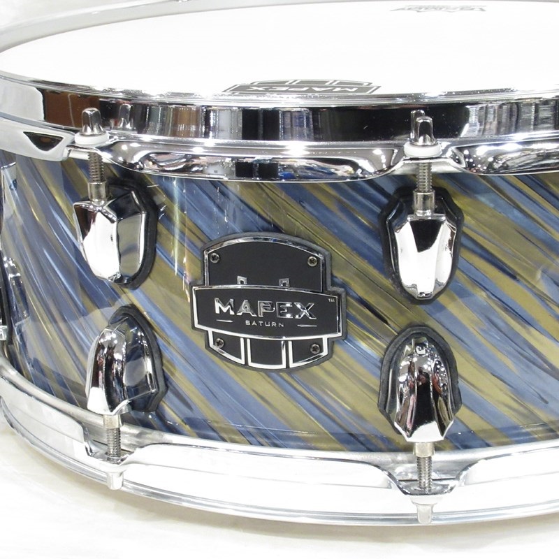 MAPEX Saturn IV Snare Drum 14×5.5 - Marin Spiral [SNMS4550] 画像1