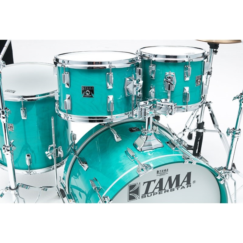 TAMA 【TAMA 50th LIMITED】 SU42RS-AQM [SUPERSTAR REISSUE 4pcs Shell Kit／アクア・ マリン] 【限定品／7月以降出荷開始】 ｜イケベ楽器店オンラインストア