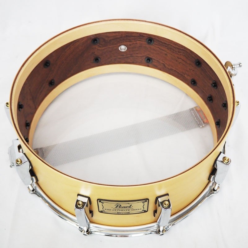 Pearl TNF1455S/C [TYPE 2 (4ply / 3.6mm)] THE Ultimate Shell Snare Drums supervised by 沼澤尚【中古品】 画像8