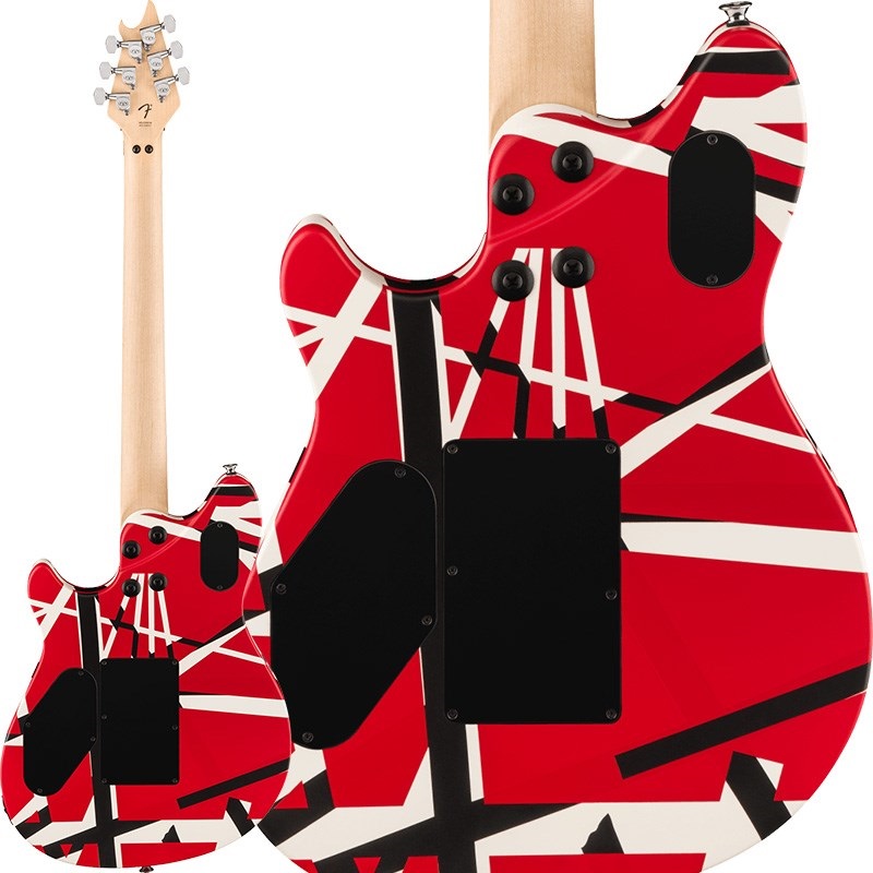 EVH Wolfgang Special Striped Series (Red Black and White/Ebony)  ｜イケベ楽器店オンラインストア