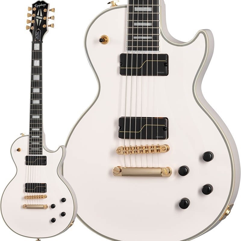 Epiphone Matt Heafy Les Paul Custom Origins 7-String (Bone White)【特価】 画像1