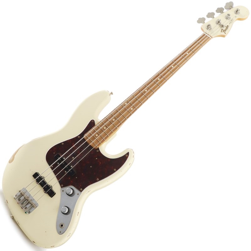 Fender MEX 60th Anniversary Road Worn Jazz Bass (Olympic White 