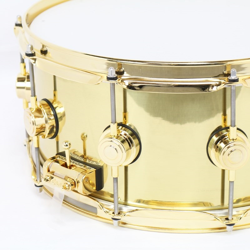 dw DRVN6514SPC [Collector's Series Polished Brass Snare Drum 14×6.5／Gold Hardware] 画像5