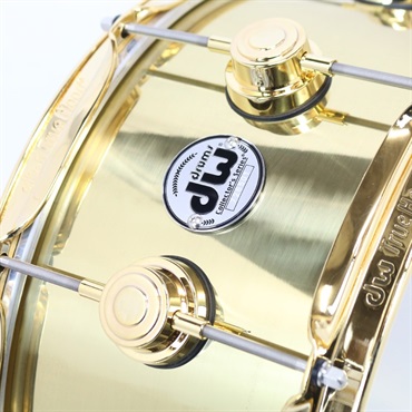 dw DRVN6514SPC [Collector's Series Polished Brass Snare Drum 14×6.5／Gold Hardware] 画像7