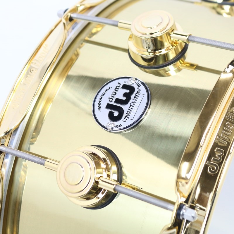 dw DRVN6514SPC [Collector's Series Polished Brass Snare Drum 14×6.5／Gold Hardware] 画像7