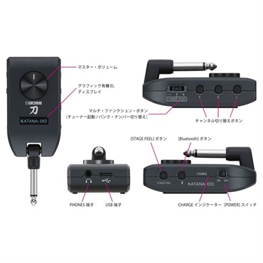 BOSS KATANA:GO Personal Headphone Guitar Amplifier [KTN-GO]【再発売】※11月30日入荷予定 画像5