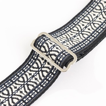 Couch Guitar Strap The Midnight Blue and Maroon Tab Hippie Weave 画像1