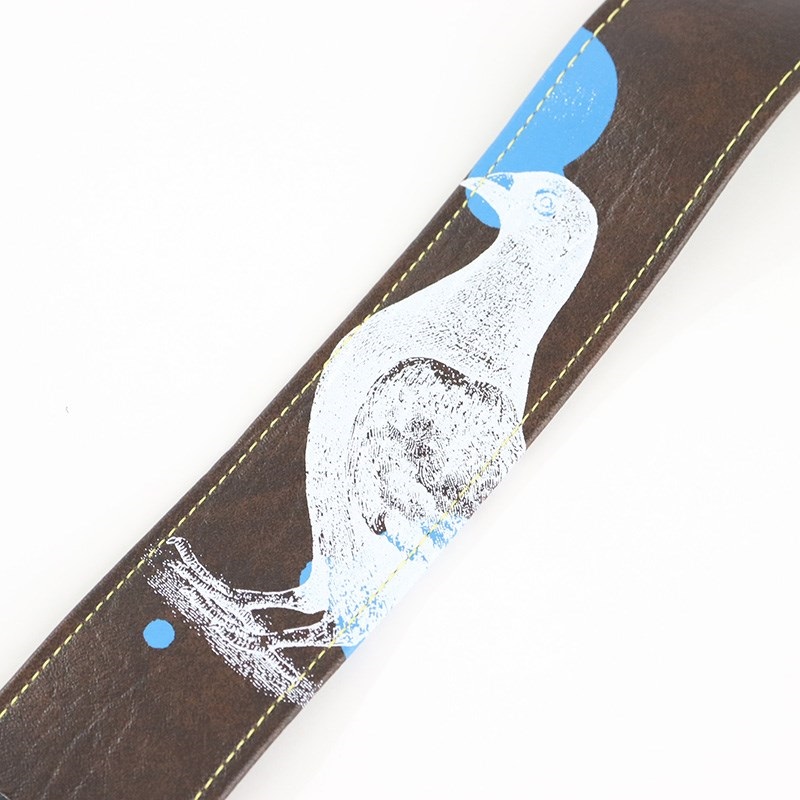 Couch Guitar Strap Social Studies Brown Birdstrap 画像2