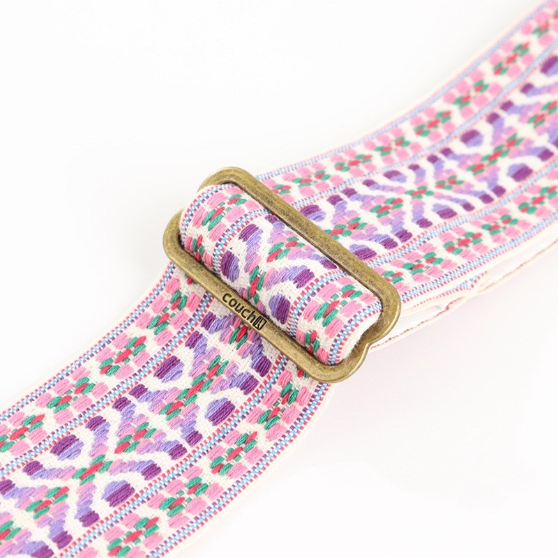 Couch Guitar Strap Lilac Bohemian Dylan Vintage Hippie 画像1