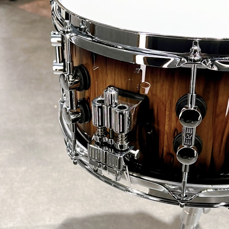 SONOR SQ2 System Snare Drum - Beech 13×6.5 - Purple Burst Finish with African Marble  【特注品】 画像2