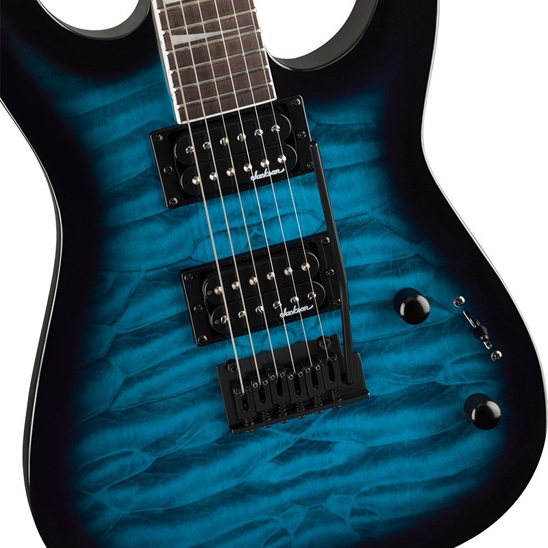 Jackson JS Series Dinky JS20 DKQ 2PT (Transparent Blue Burst)