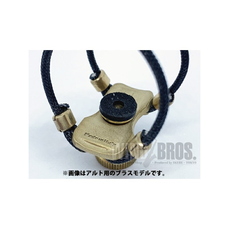 Zac 【お取り寄せ品】アルトサックス用リガチャー Ligature（ザック・リガチャー） ブラス/エボニー 【ZL1216】 画像2