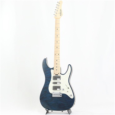 SCHECTER SD-2-24-AL-VTR (See-Thru Blue/Maple) 画像1