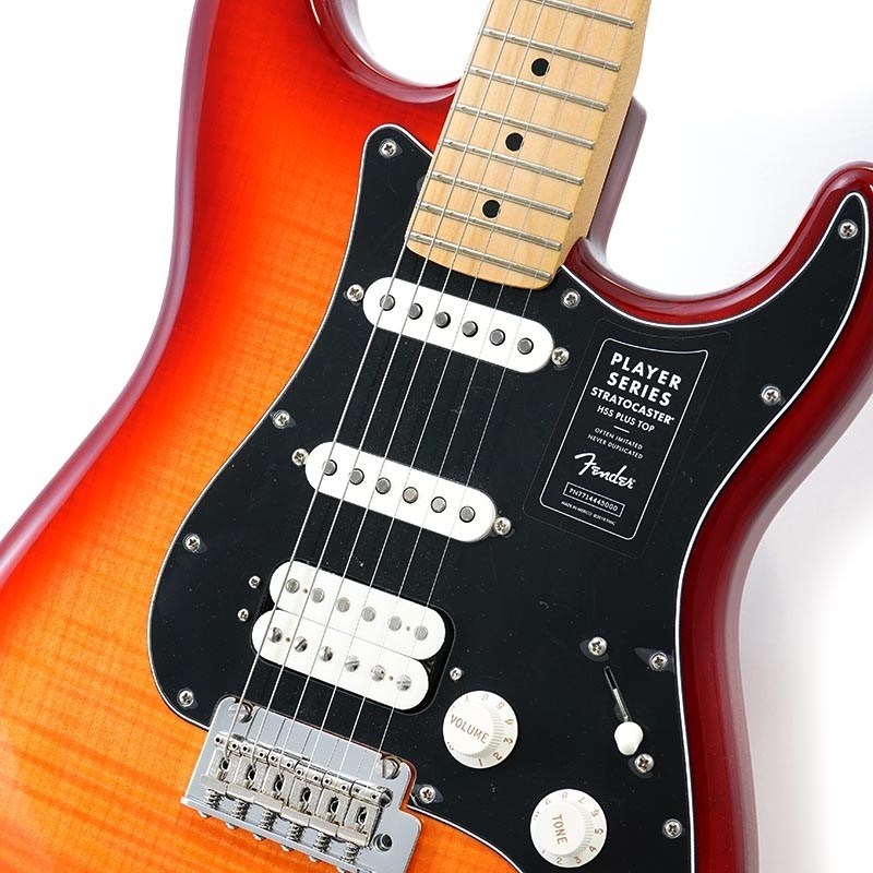 Fender MEX Player Stratocaster HSS Plus Top (Aged Cherry Burst 