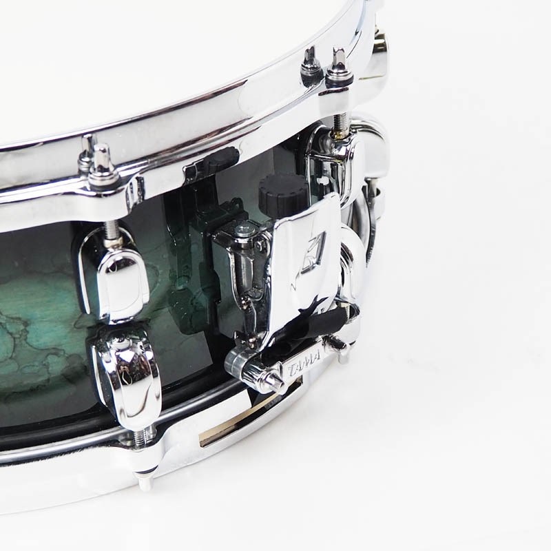 TAMA 【USED】Starclassic Performer Snare Drum 14×5.5 - Molten Steel Blue Burst [MBSS55-MSL] 画像5