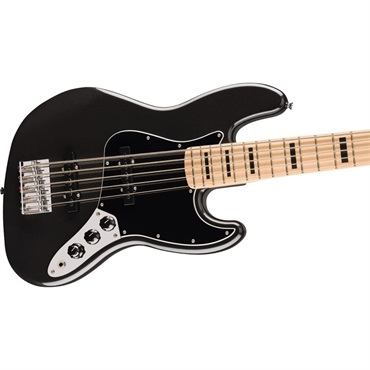 Squier by Fender Affinity Series Active Jazz Bass V (Black Metallic/Maple) 画像2