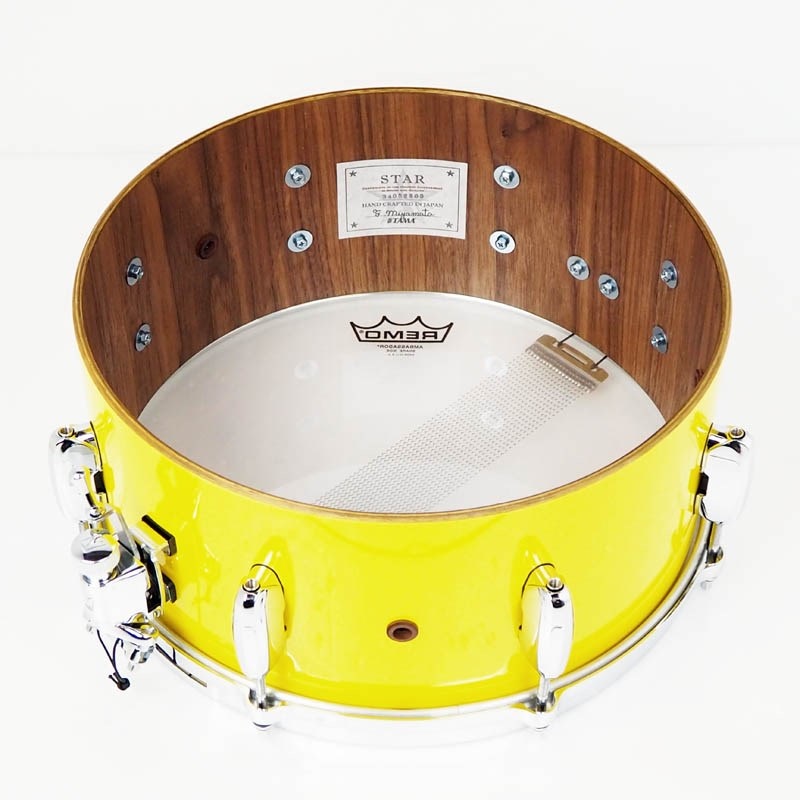 TAMA TWS136-SLY [STAR Walnut 13 × 6 / Sunny Yellow Lacquer / Made in Japan] 画像8