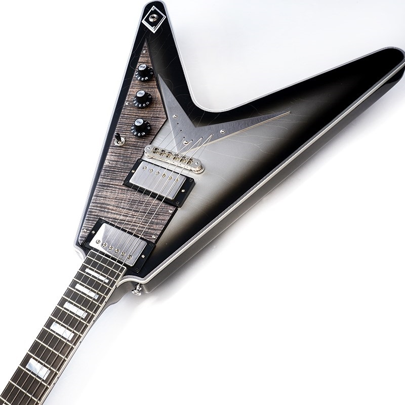 Gibson Murphy Lab Flying V Custom Silverburst Ultra Light Aged SN.CS302941 画像5