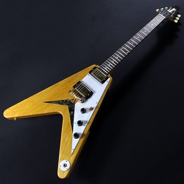 Gibson 1958 Korina Flying V Reissue VOS Natural w/White Pickguard #8 4814 画像1