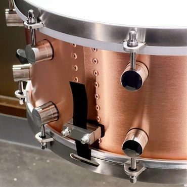 VK DRUMS Copper 2.0mm 14×6 Snare Drum [Made in England]【店頭展示特価品】 画像2