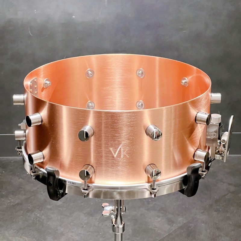 VK DRUMS Copper 2.0mm 14×6 Snare Drum [Made in England]【店頭展示特価品】 画像3