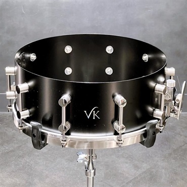 VK DRUMS Stainless Steel 1.5mm 14×5.5 Snare Drum [Made in England]【店頭展示特価品】 画像3