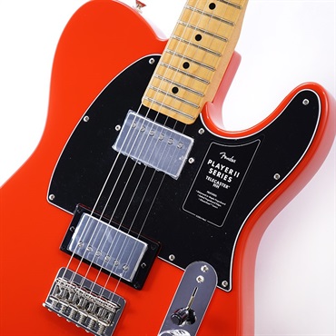 Fender MEX Player II Telecaster HH (Coral Red/Maple) 画像3