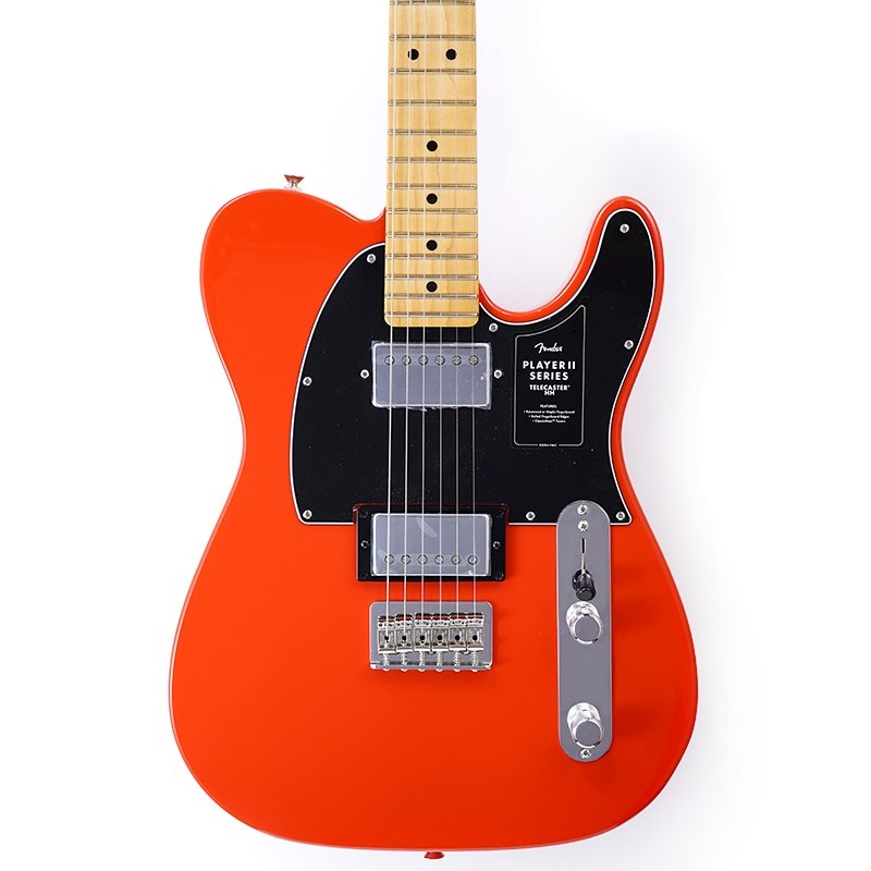 Fender MEX Player II Telecaster HH (Coral Red/Maple) 画像9