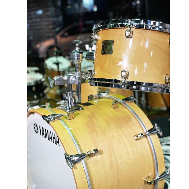 YAMAHA 【USED】1991s～93s Maple Custom 3pc Drum Kit [BD22，FT16，TT12/Made In Japan/YAMAHAファイバーケース付属] 画像5