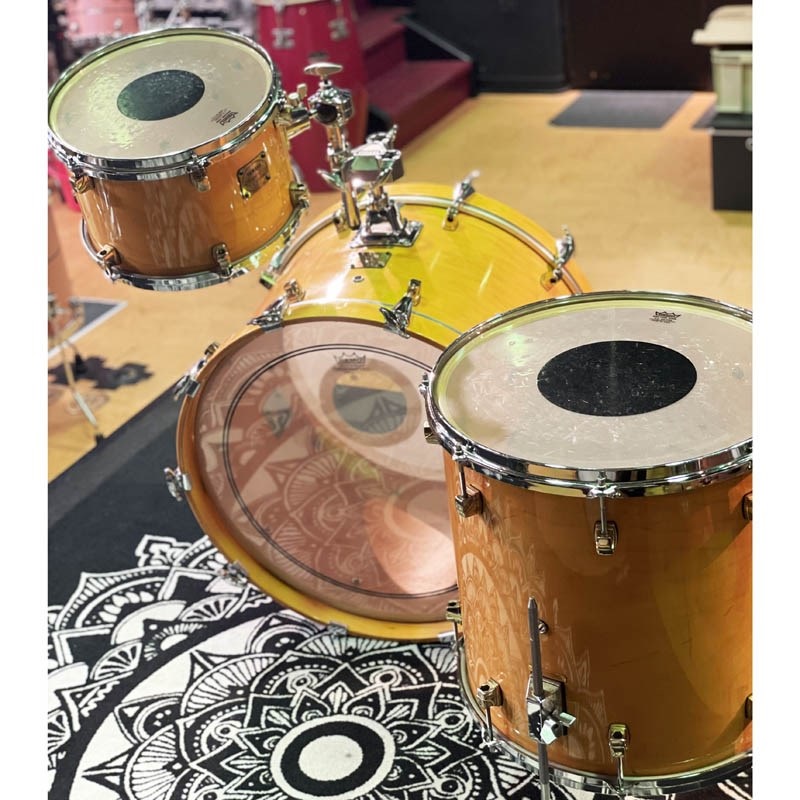 YAMAHA 【USED】1991s～93s Maple Custom 3pc Drum Kit [BD22，FT16，TT12/Made In Japan/YAMAHAファイバーケース付属] 画像7