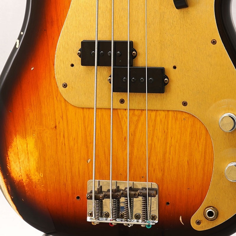 Fender Custom Shop 2024 Custom Collection Time Machine Series 1958 Precision Bass Journeyman Relic (Super Faded Aged Chocolate 3-Color Sunburst) 画像9