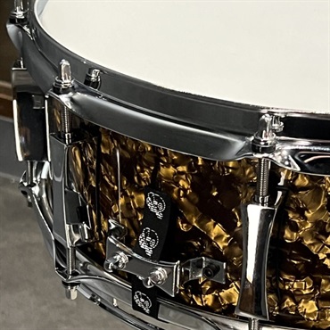 PORK PIE 8ply Maple Snare Drum 14×5 - Root Beer Pearl 画像2