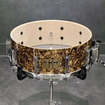 PORK PIE 8ply Maple Snare Drum 14×5 - Root Beer Pearl 画像3