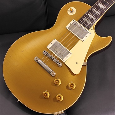 Gibson Murphy Lab 1957 Les Paul Gold Top Reissue Double Gold Dark Back Light Aged SN. 7 4656 画像2