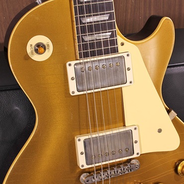 Gibson Murphy Lab 1957 Les Paul Gold Top Reissue Double Gold Dark Back Light Aged SN. 7 4656 画像4