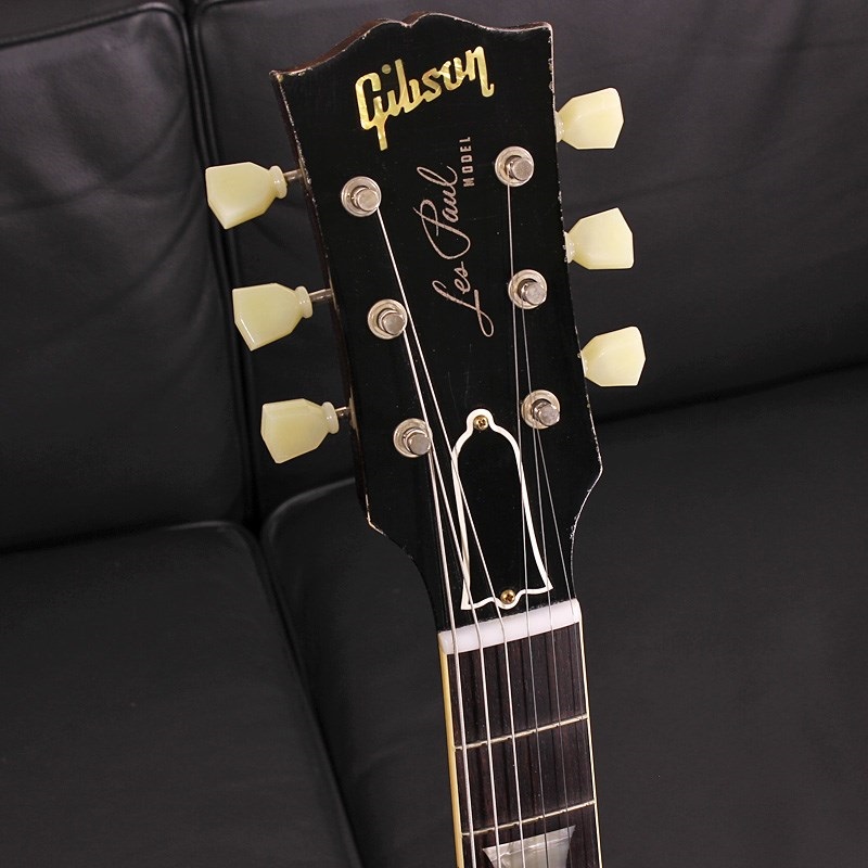 Gibson Murphy Lab 1957 Les Paul Gold Top Reissue Double Gold Dark Back Light Aged SN. 7 4656 画像9