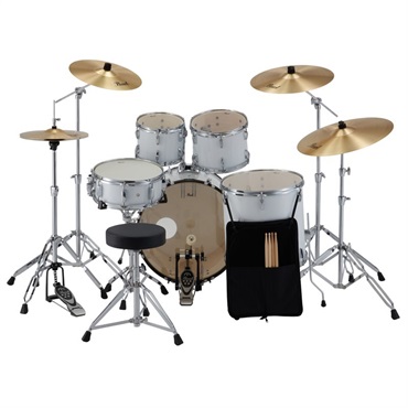 Pearl RS525SCWN/C-2CS #33 + PPB-KCP5 [ROADSHOW シンバル付ドラムフルセット（2クラッシュシンバル仕様）  - ピュアホワイト]【純正ドラムマット付属】 ｜イケベ楽器店オンラインストア