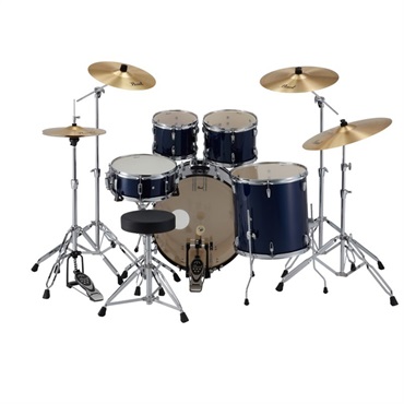 Pearl RS525SCWN/C-2CS #743 + PPB-KCP5 [ROADSHOW シンバル付ドラムフルセット（2クラッシュシンバル仕様） - ロイヤルブルーメタリック]【純正ドラムマット付属】 画像1