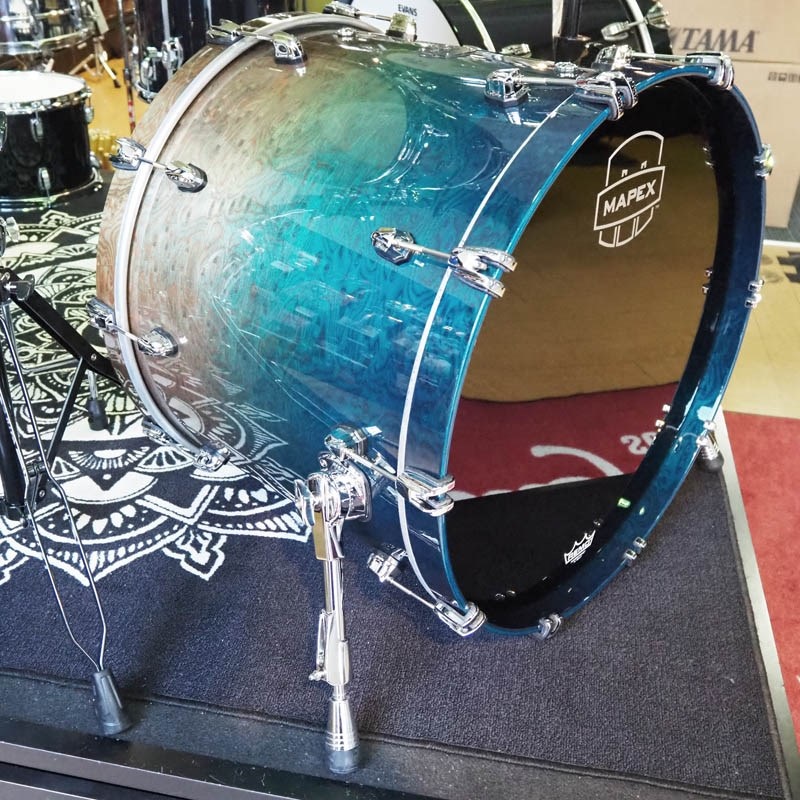 MAPEX SATURN EVOLUTION BIRCH-WALNUT 5pc SET-EXOTIC AEGEAN FADE-[22BD・10TT・12TT・14FT・16FT]【展示キズ有り特価品】 画像6