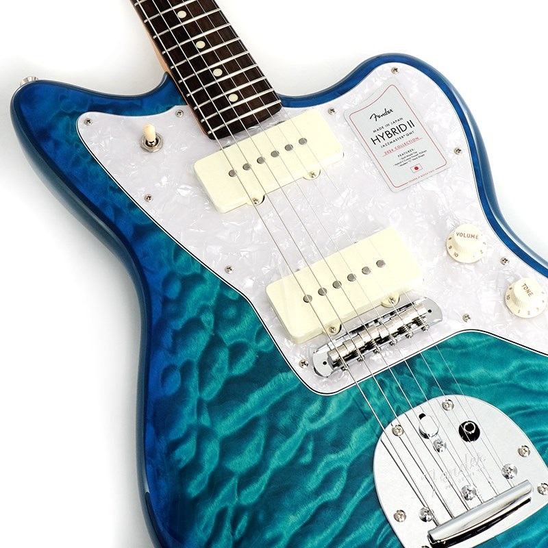 Fender Made in Japan 2024 Collection Hybrid II Jazzmaster QMT (Aquamarine/Rosewood) 画像9