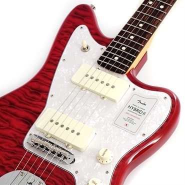 Fender Made in Japan 2024 Collection Hybrid II Jazzmaster QMT (Red Beryl/Rosewood) 画像3