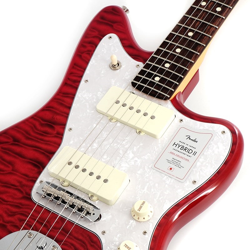 Fender Made in Japan 2024 Collection Hybrid II Jazzmaster QMT (Red Beryl/Rosewood) 画像3