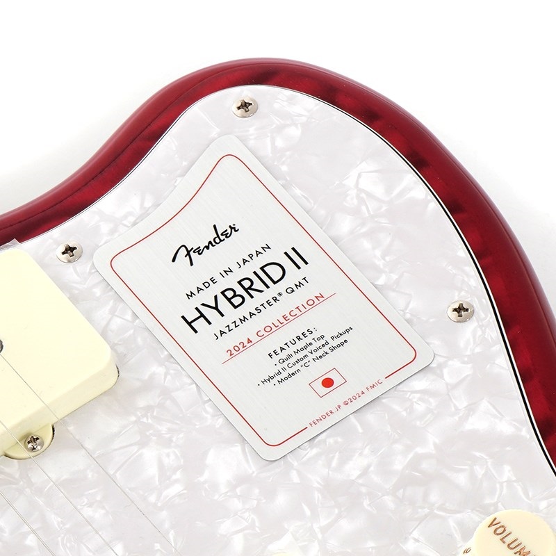 Fender Made in Japan 2024 Collection Hybrid II Jazzmaster QMT (Red Beryl/Rosewood) 画像8