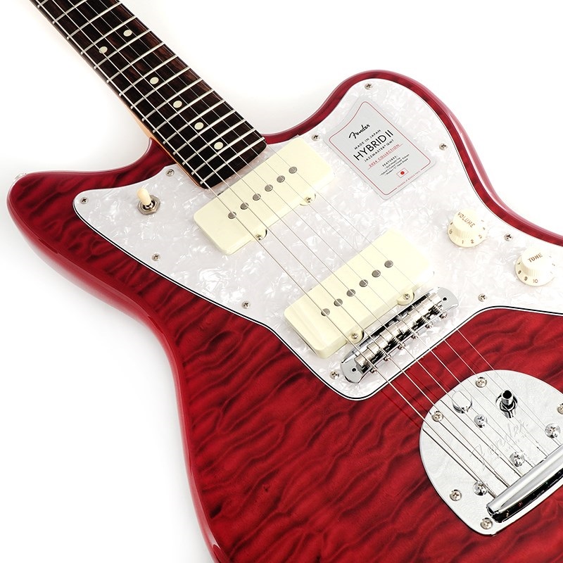 Fender Made in Japan 2024 Collection Hybrid II Jazzmaster QMT (Red Beryl/Rosewood) 画像9