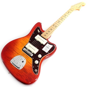 Fender Made in Japan 2024 Collection Hybrid II Jazzmaster FMT (Flame Sunset Orange Transparent/Maple) 画像1