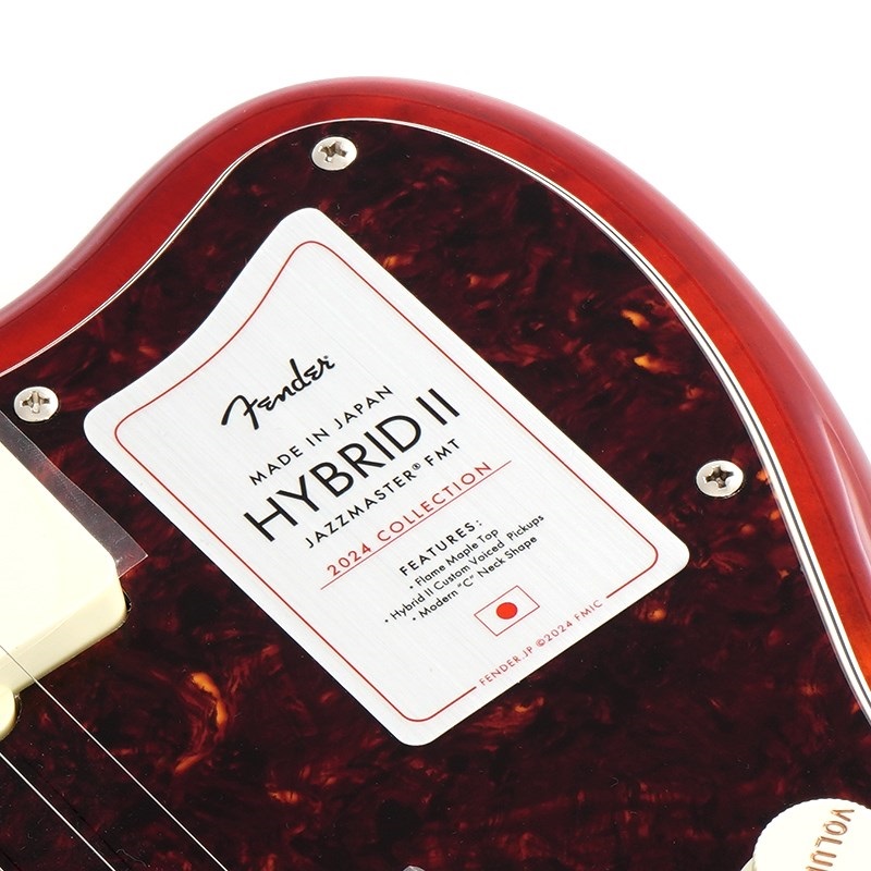 Fender Made in Japan 2024 Collection Hybrid II Jazzmaster FMT (Flame Sunset Orange Transparent/Maple) 画像8