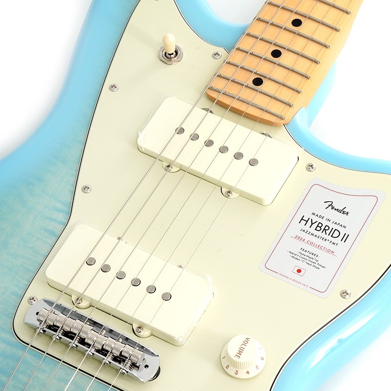 Fender Made in Japan 2024 Collection Hybrid II Jazzmaster FMT (Flame Celeste Blue/Maple) 画像3