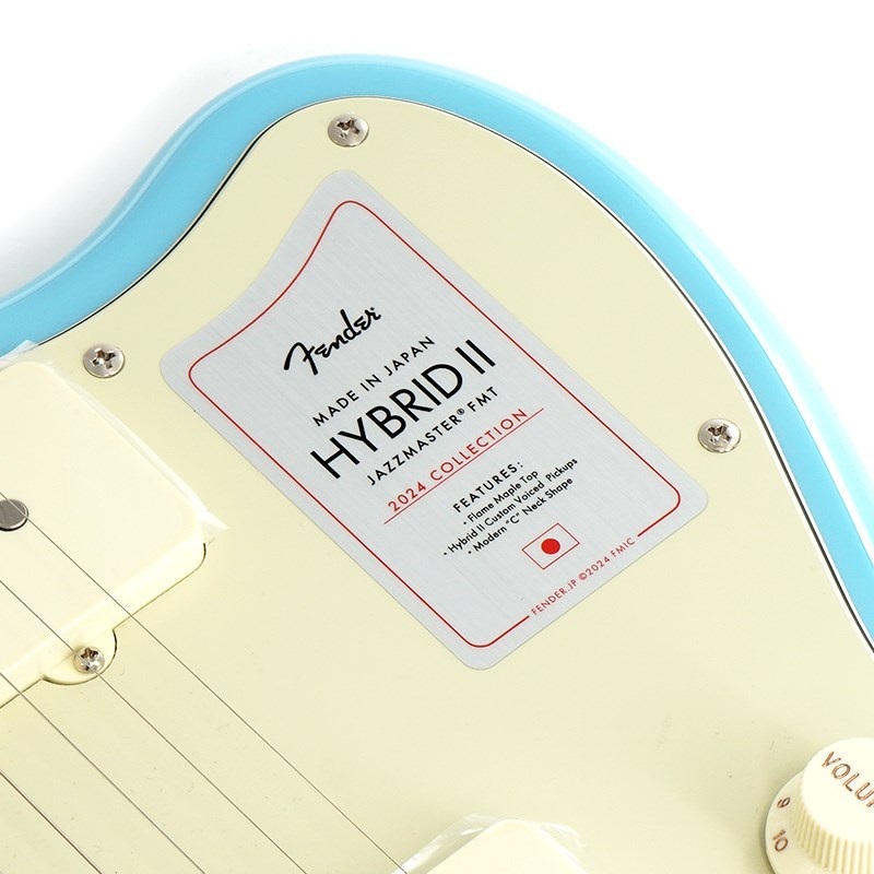 Fender Made in Japan 2024 Collection Hybrid II Jazzmaster FMT (Flame Celeste Blue/Maple) 画像8