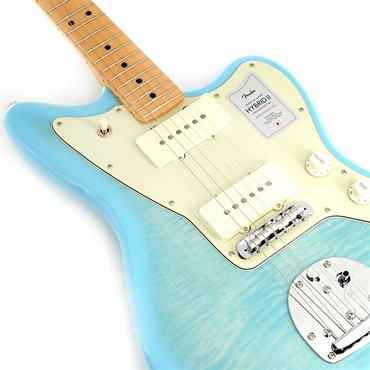 Fender Made in Japan 2024 Collection Hybrid II Jazzmaster FMT (Flame Celeste Blue/Maple) 画像9